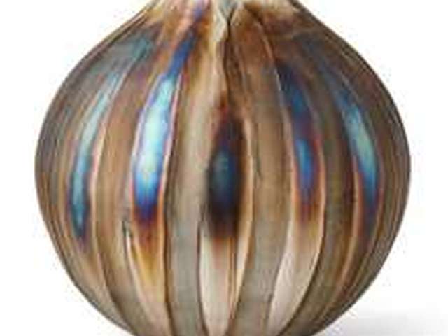 Ripple Vase Bronze Small