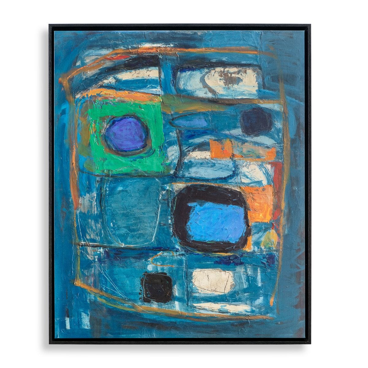 Night Life Framed Canvas wall art by Revelation