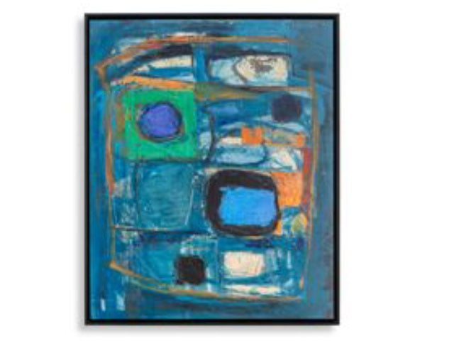 Night Life Framed Canvas