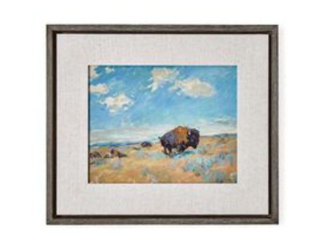 Buffalo Framed Canvas