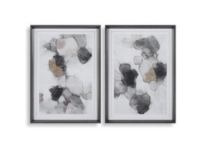 Plunging Pastels Framed Art