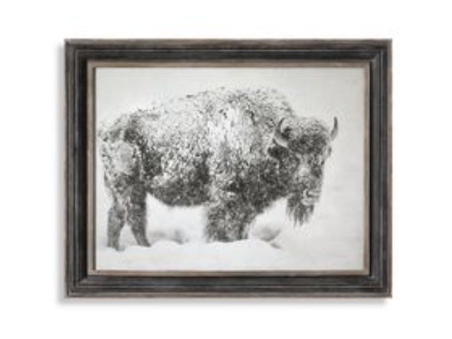 In The Storm Framed Print