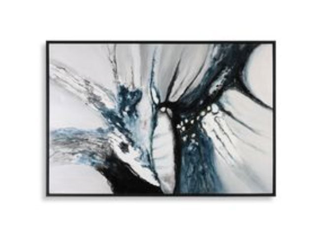 Go With The Flow Hand Painted Canvas