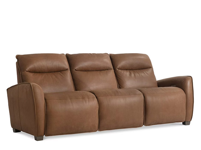 bernhardt 387rlo sorrento leather power motion sofa - bernhardt furniture
