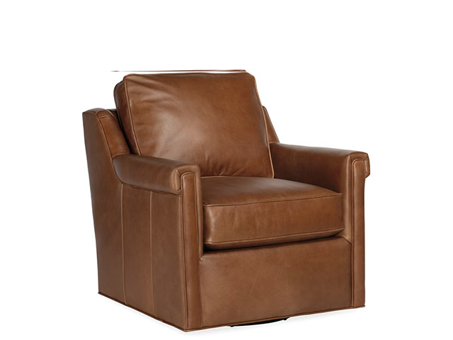 madison swivel 770-25sw leather chair bradington young furniture