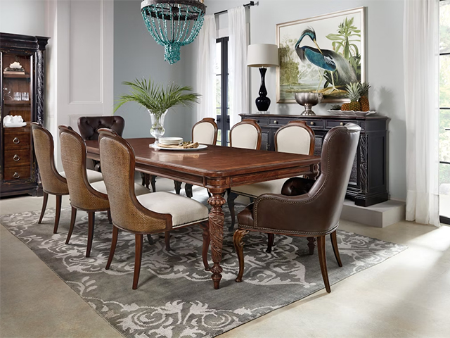 charleston dining room by hooker furniture