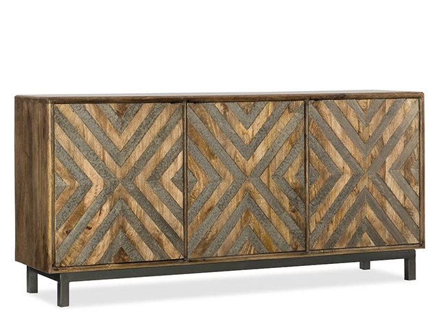 hooker furniture 5649-55469-mwd serramonte 69in entertainment/accent console 5649-55