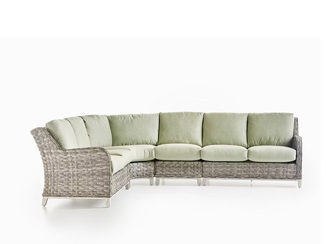 south sea outdoor living 77400 grand isle sectional grand isle