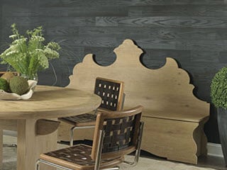 bedroom and dining room benches by woodbridge furniture
