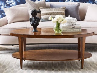 dining and living room tables by woodbridge furniture