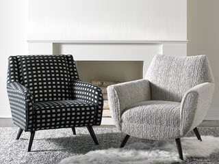 living room and chairs by precedent furniture