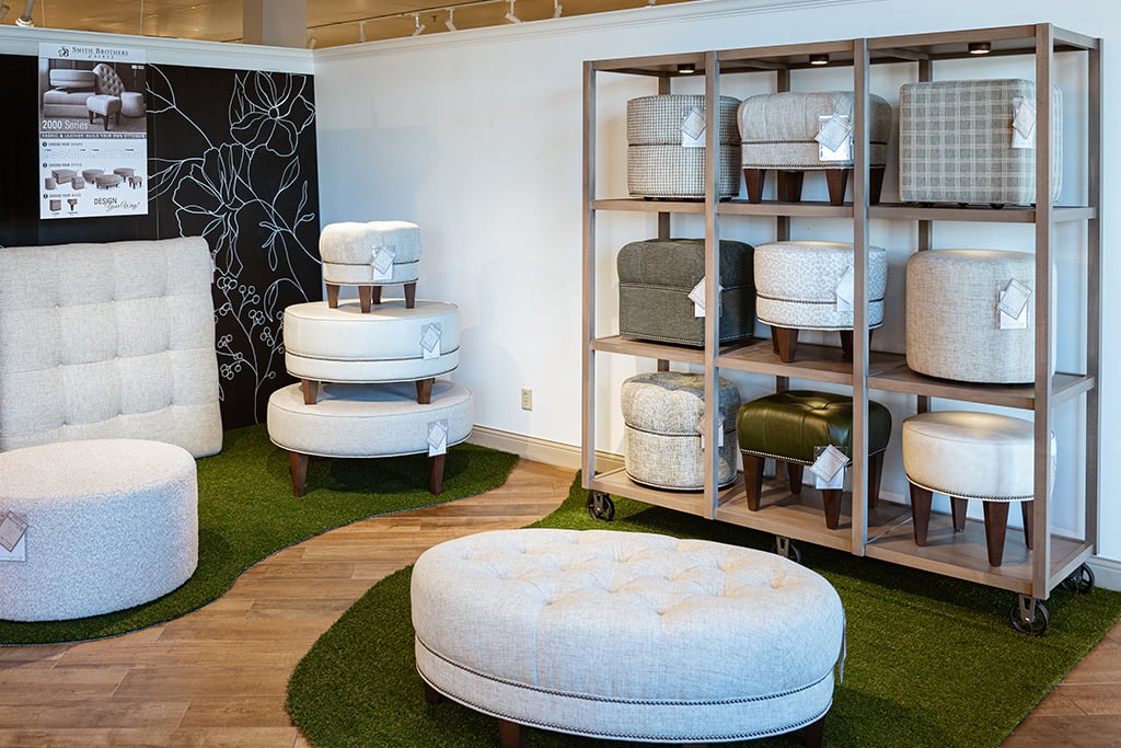 ottomans by smith brothers furniture