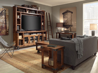 industrial collection by aspenhome furniture