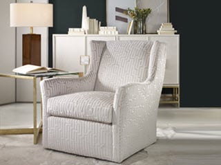 living room and dining room chairs by century furniture