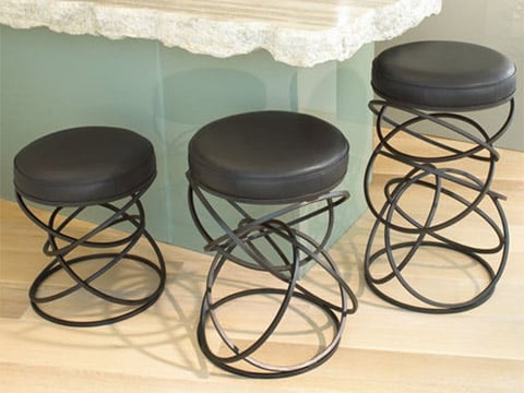 Top Leather Stools