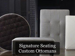 bernhardt custom ottomans