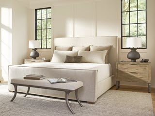 bernhardt 333fr09, 333h09 tribeca king panel bedroom set