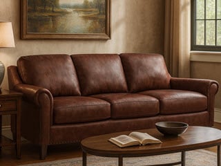 smith brothers style 268-10 three cushion sofa