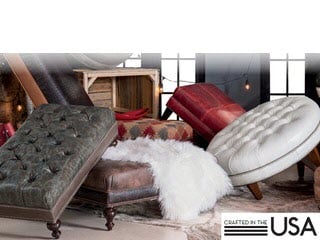 bradington-young custom ottomans