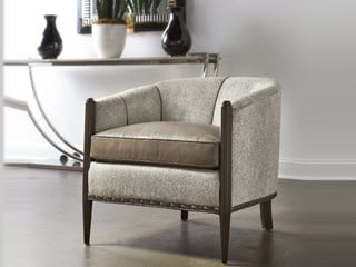 living room and dining room chairs by hancock and moore furniture