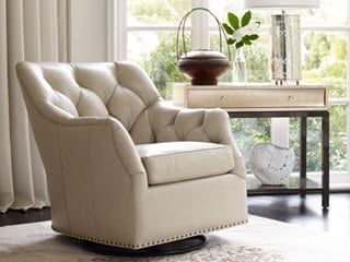 swivel chairs and gliding chairs by hancock and moore furniture