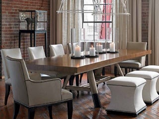 dining and living room tables by hickory chair furniture
