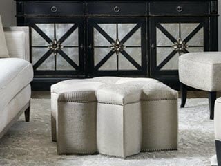 ottomans by hooker furniture