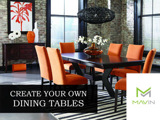 create your own dining tablle by mavin furniture
