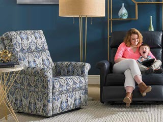 living room and chairs by motioncraft furniture