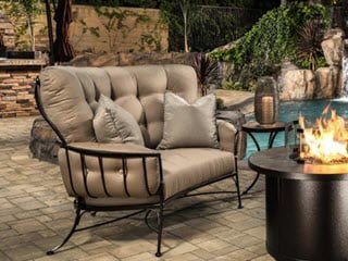 outdoor loveseats by o.w. lee