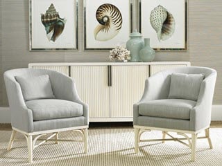 living room and chairs by sherrill furniture