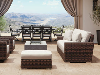 outdoor loveseats by sunset west furniture