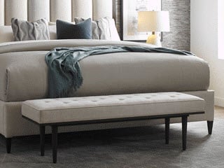 bedroom and dining room benches by theodore alexander