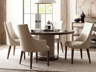 dining and living room tables by theodore alexander