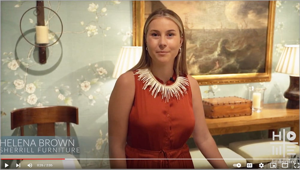 View Sherrill Furniture Company Video from Hickory, NC