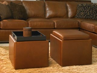 ottomans by american leather furniture
